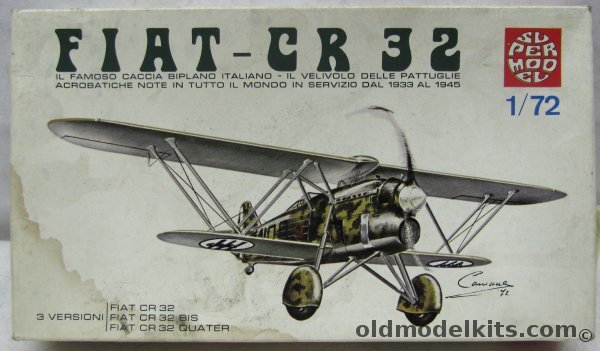 Supermodel 1/72 Fiat CR-32 - Luftwaffe/Austria/Italy/Spanish Civil War, 10-009 plastic model kit